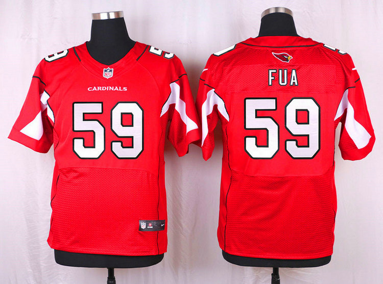 Nike NFL Arizona Cardinals #59 Alani Fua Red Elite Jersey